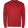MALFINI Unisex mikina Crew - Červená | M