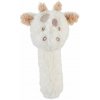 NATTOU Hračka plyšová hrkálka Teddy žirafa 14 cm