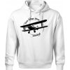 Still Plays With Planes - Oversized mikina pánska Moon - kratšia + širšia - XL ( Biela )