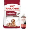 ROYAL CANIN Medium Ageing 10+ 15kg + LAB V Lososový olej pre psov a mačky 1000ml