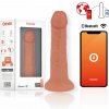 ONINDER - VEĽKÉ DILDO VIBRÁTOR BOGOTÁ 9 RÝCHLOSTÍ PRÍRODNÁ FARBA 22 CM -O- 4,5 CM - SVOBO DNÁ APLIKÁCIA