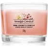 Yankee Candle Pink Cherry & Vanilla votívna sviečka glass 37 g