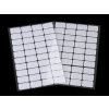 Suchý zips samolepiaci obdľžnik 15x25 mm Variant: 1 biela, Balenie: 1 karta