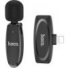 Hoco L15 Lavalier mikrofón Lightning, čierny