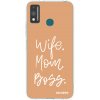 Picasee silikónový prehľadný obal pre Honor 9X Lite - Boss Mama