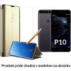 Otváracie Púzdro Luxria Clear View pre Huawei - Zlaté pre Huawei: P10
