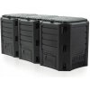 Kompostér 3-komorový Prosperplast 1200 l čierny
