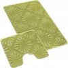 Bellatex Bany Paprsek světle zelený 60x100 + 60x50cm