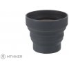 Lifeventure Ellipse Flexi Mug skladací hrnček, 350 ml, graphite