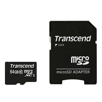 Transcend microSDXC 64GB class 10 TS64GUSDXC10