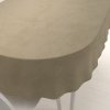 Biante Zamatový oválny obrus Velvet Prémium SVP-026 Kávovo béžový 140x180 cm
