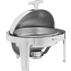 Royal Catering Chafing dish - okrúhly - 8 l - 1 horák RCDB-6R