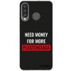 Picasee silikonový průhledný obal pro Huawei P30 Lite - More PLASTENCIAGA