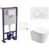 Cenovo zvýhodnený závesný WC set SAT do ľahkých stien / predstenová montáž + WC SAT Infinitio SIKOSSIN70