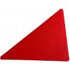 Podlahové značenie tvar trojuholník 150mm x 150mm červené (sada 10 ks)