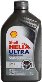 Huile moteur SHELL HELIX ULTRA Pro AM-L 5W30 Carton 12x1L