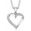 SOFIA strieborný prívesok srdce ANSP190091CZ1