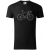 Bicykel názvy - Tričko z organickej bavlny - 2XL ( Čierna )