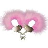 Adrien Lastic - Metal Handcuffs With Pink Feathers