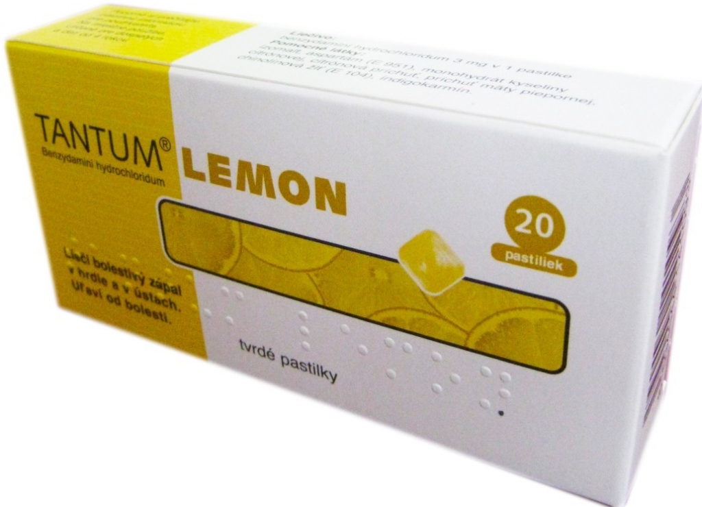 Tantum Verde Lemon pas.ord.20 x 3 mg