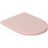 Isvea INFINITY WC sedátko SLIM, Soft Close, Easy Take, ružová Salmon 40KF0541I