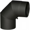 Koleno dymové 130 mm / 90° / 1,5 mm s čistiacim otvorom hrubostenné