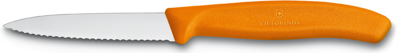 Victorinox nôž s vlnitým ostrím Swiss Classic 8 cm 6.7636.L119 oranžový