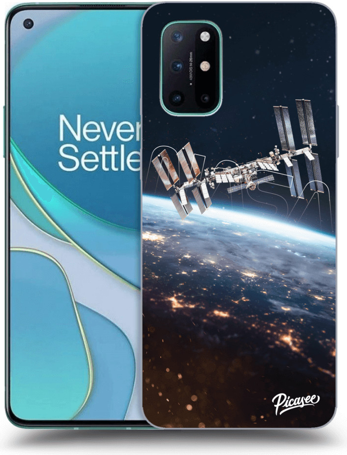 Púzdro Picasee silikónové OnePlus 8T - Station čierne