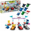 LEGO DUPLO 10445 Pretekárske autá a jazdci F1, stavebnica pre deti od 2 rokov