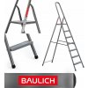 Rebrík Baulich oceľový, nosnosť 7 až 125 kg