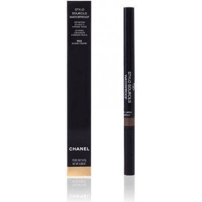Chanel Vodeodolná ceruzka na obočie s kefkou Stylo Sourcils Waterproof (Eyebrow Pencil) 0,27 g 806 Blond Tendre