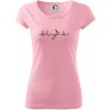 Nový Zéland EKG - Pure dámske tričko - L ( Ružová )