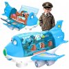 Lietadlo HRAČKA INTERAKTÍVNA rozkladacie pre deti zvuk svetlo otváracie