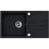 Alveus Galapagos granitový drez 77x43 cm čierna 1513091