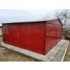 Plechová dvojgaráž so sedlovou strechou 6m x 5m