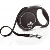 Flexi Black Design L páska 5m/50 kg streiborná