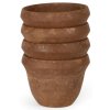 SUOVA 20 set of stackable cups - 4pcs brown