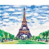 Zuty – Maľovanie Podľa Čísel – Eiffelova Veža A Modré Nebo, 80 × 100 cm, Plátno 8596530081708