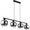 Globo Globo 15839-4H - Luster na lanku CORRY 4xE27/9W/230V čierna GL7088 + záruka 3 roky zadarmo + záruka 3 roky zadarmo