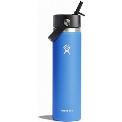 Hydro Flask Wide Flex Straw Cap 24 oz modrá sivá 710 ml