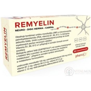 Remyelin Uridine+PEA+vitamíny B a C 30 kapsulí