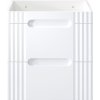 Comad Fiji skrinka 60x46x62 cm kúpeľňová skrinka pod úmývadlo stojaca biela FIJI WHITE 82-60-D-2S