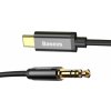 Audio kábel USB-C do 3,5 mm mini jacku Baseus Yiven 1,2 m (čierny).