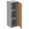 Policová skriňa Strong P, 40x115,2x40 cm, buk/sivá