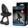 Pretty Love Vibration Cock Ring 10 Vibration Settings Black
