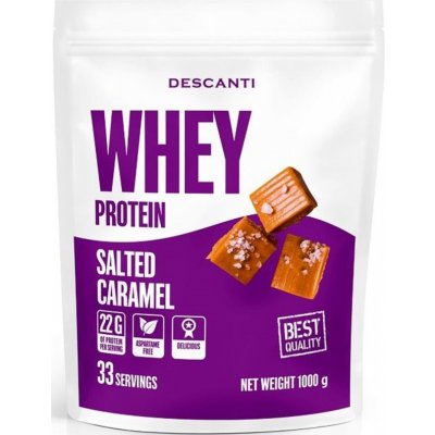 Descanti Whey Protein srvátkový proteín príchuť Salted Caramel 1000 g