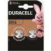 Gombíková batéria, CR2016, 2 ks, DURACELL