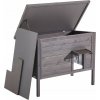 VEVOR Domček pre mačku 87x53,5x69CM Drevená búdka pre 1-3 mačky vonku