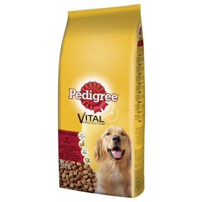 Pedigree Adult hovädzie & hydina 15 kg od 32,45 € - Heureka.sk