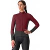 Castelli Perfetto Air W Jacket, Deep bordeaux/ Dark gray Veľkosť: M Dámska cyklistická bunda do rôznych chladných a premenlivých podmienok